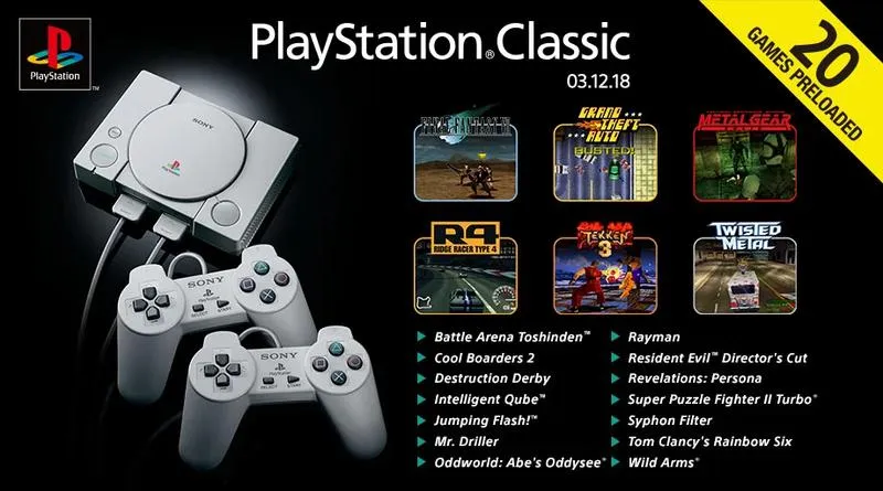 Jak zainstalować ulubione tytuły na PlayStation Classic?