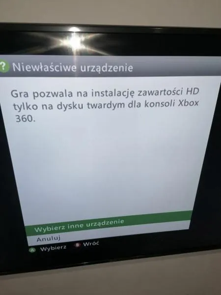 Instalacja gier na Xbox 360
