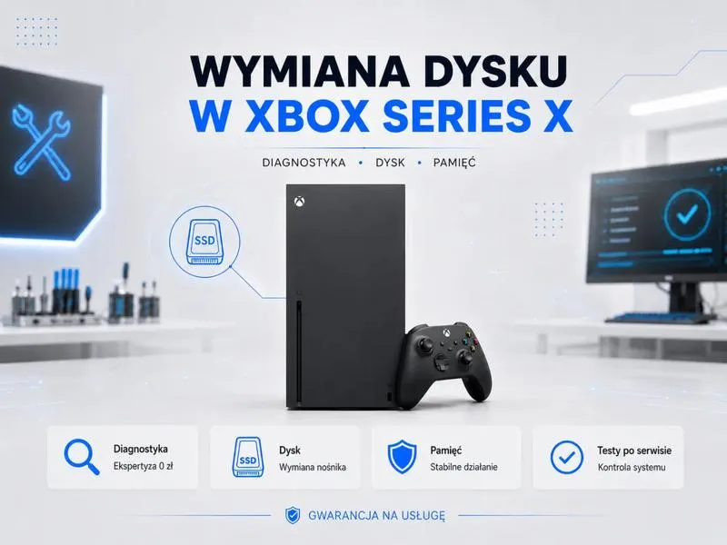 Jak wymienić dysk Xbox 360