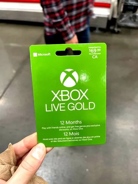 Kod Xbox Live Gold