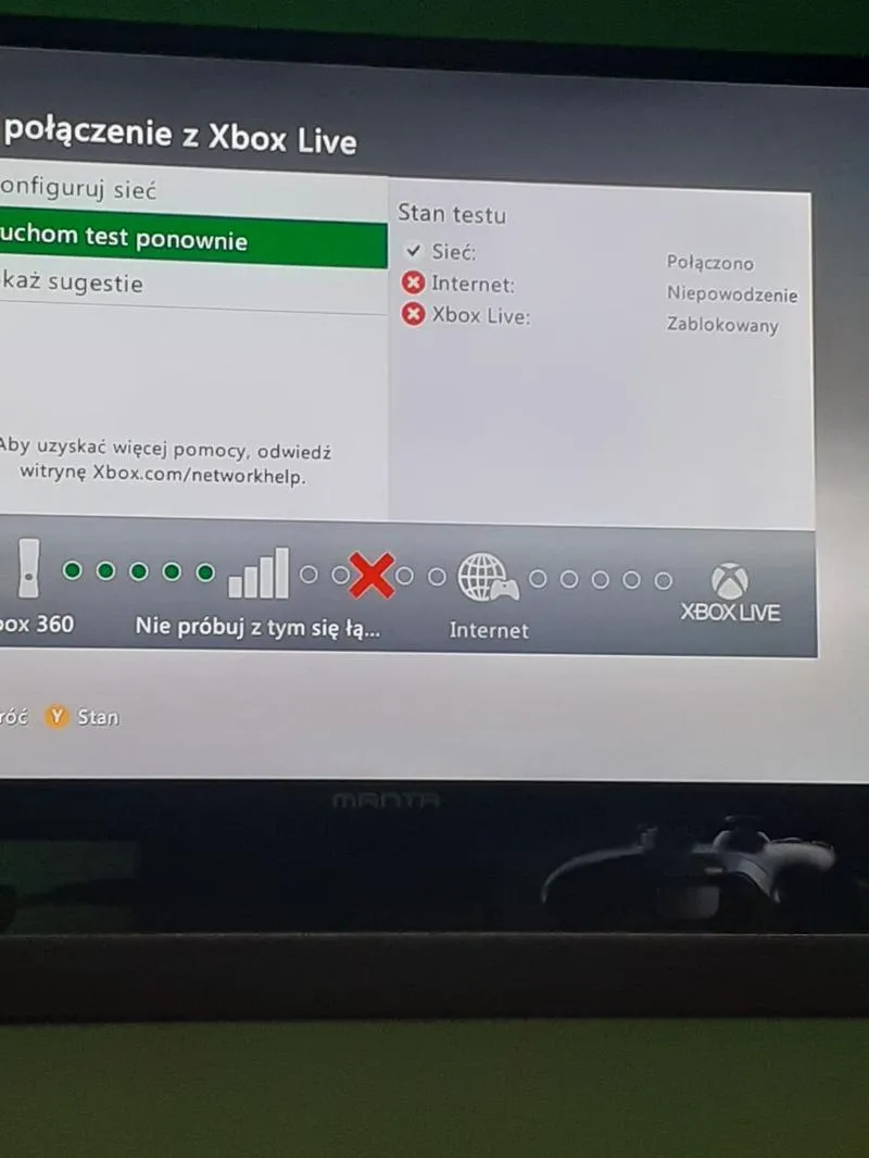 Połączenie Xbox 360 z internetem