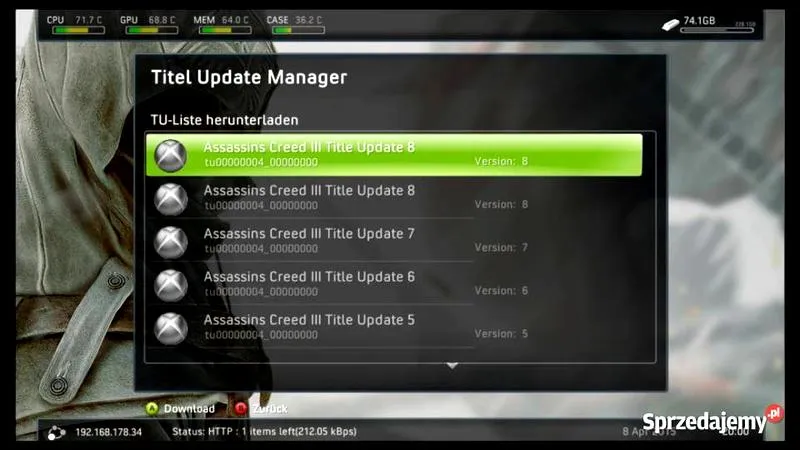 Przeróbka Xbox 360
