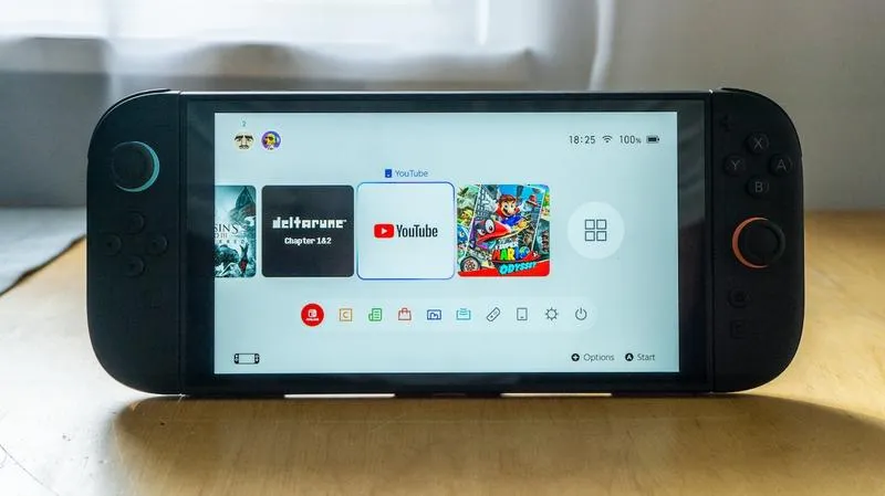 YouTube na Nintendo Switch