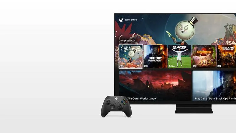 Zakupy gier na Xbox