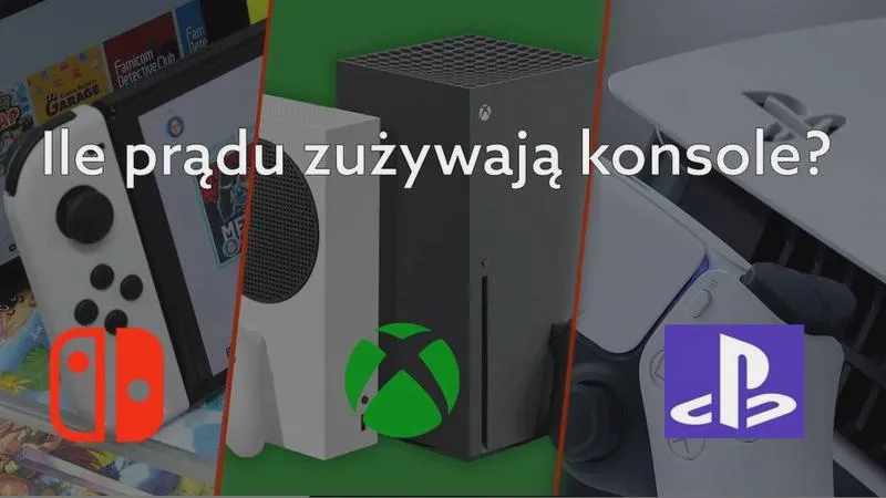 Zużycie energii przez konsole